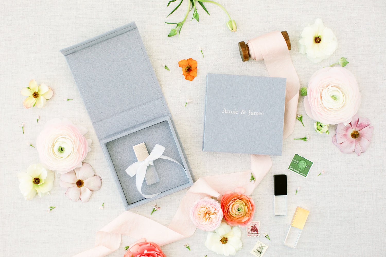 Linen USB Box