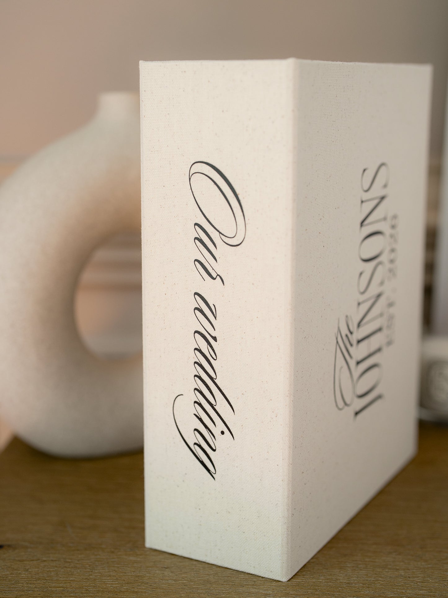 Cream | Book-style keepsake box 1