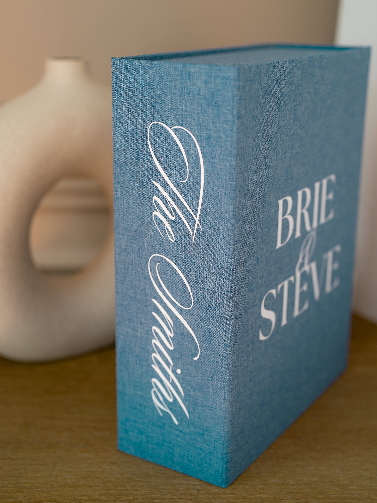French Blue | Book-style keepsake box 2