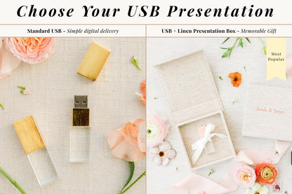 Brushed Gold Crystal USB 3.0 High Speed
