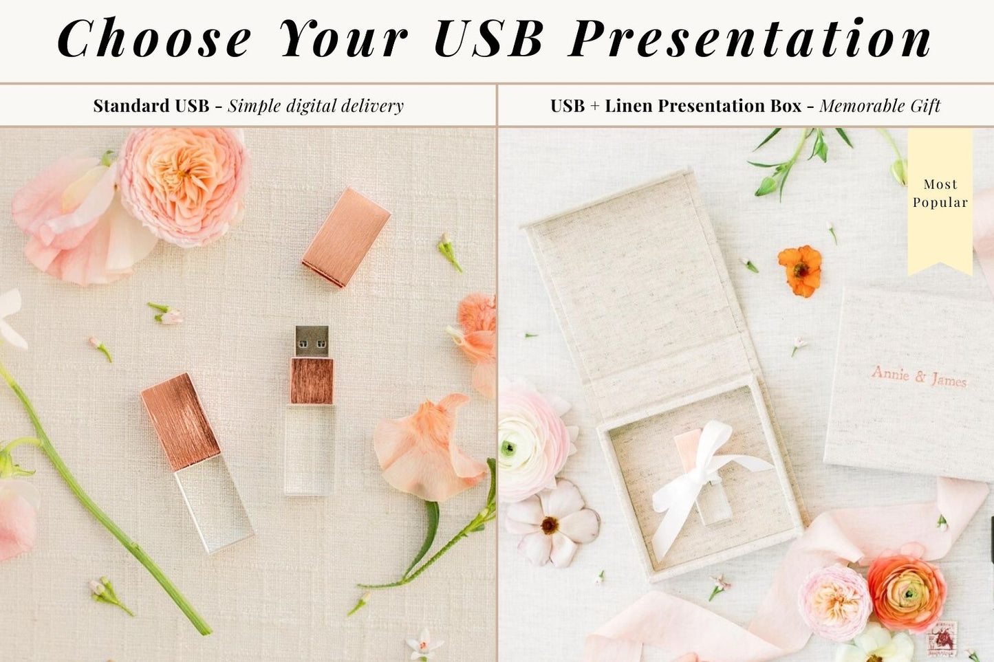Brushed Rose Gold Crystal USB 3.0 High Speed