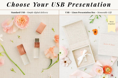 Brushed Rose Gold Crystal USB 3.0 High Speed