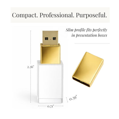 Gold Crystal USB 3.0 High Speed