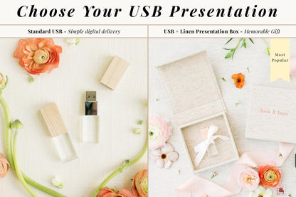 Maple Wood and Crystal USB 3.0 High Speed