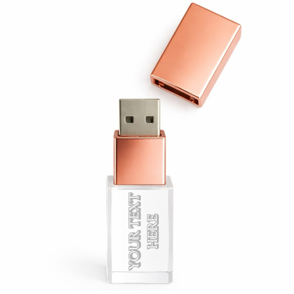 Rose Gold Crystal USB 3.0 High Speed