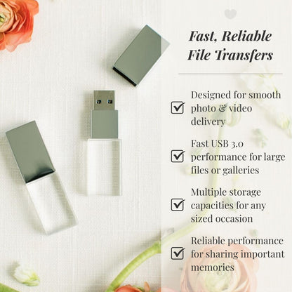 Silver Crystal USB 3.0 High Speed