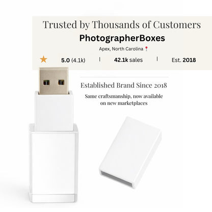 White Crystal USB 3.0 High Speed