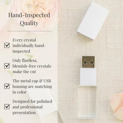 White Crystal USB 3.0 High Speed