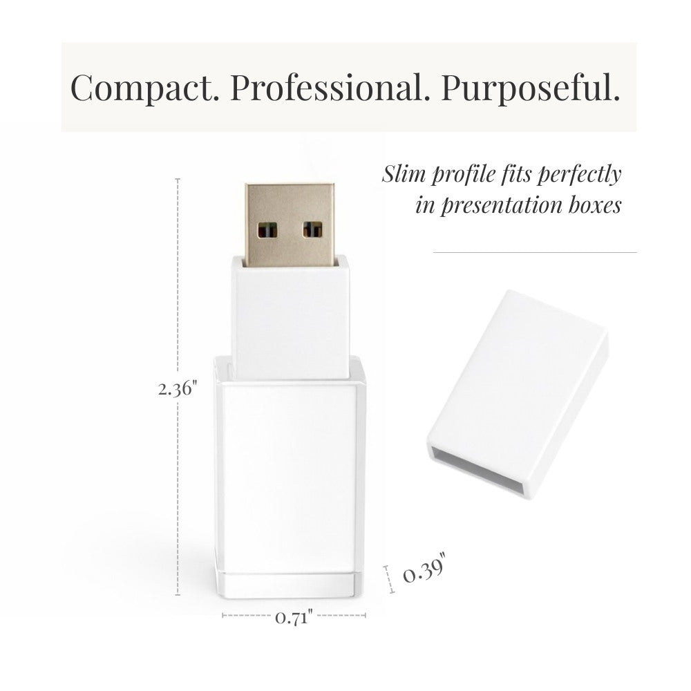 White Crystal USB 3.0 High Speed