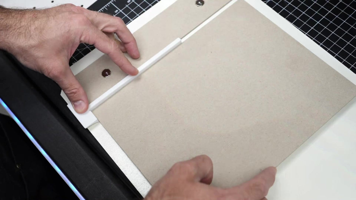 A keepsake box being handcrafted in the Photographer Boxes workshop