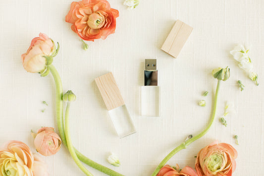 Maple Wood and Crystal USB 3.0 High Speed