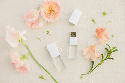 White Crystal USB 3.0 High Speed